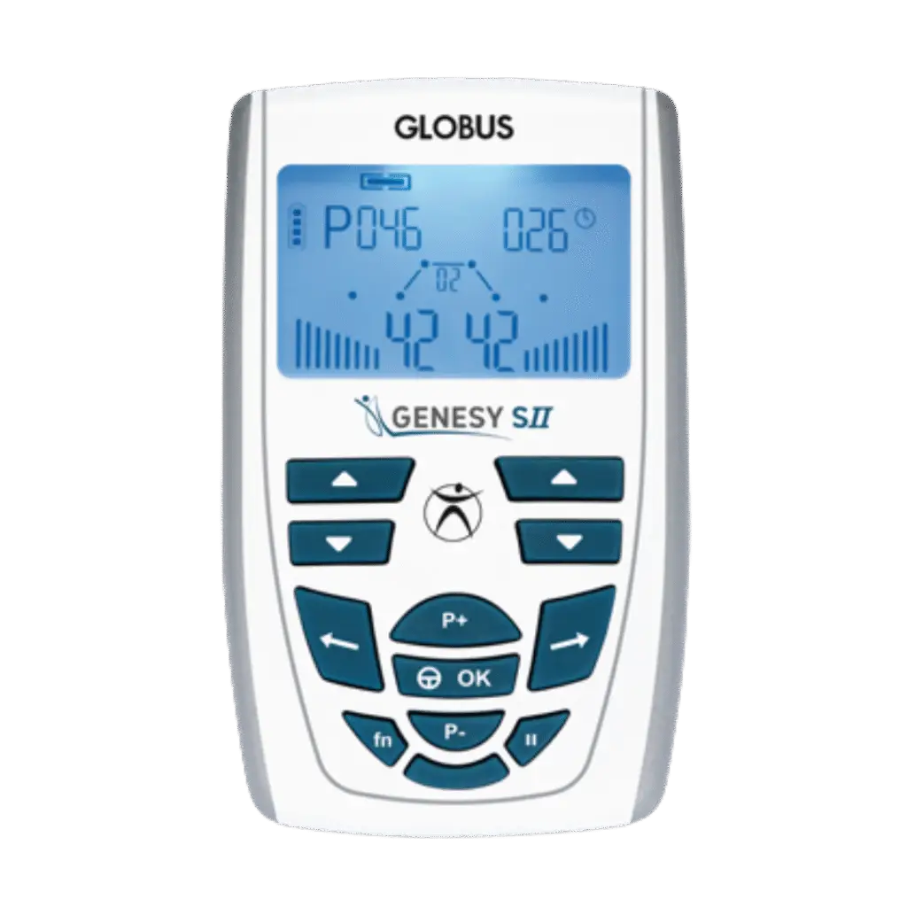 Globus Genesy S2 elettrostimolatore con 100 programmi per dolore, recupero sportivo e benessere