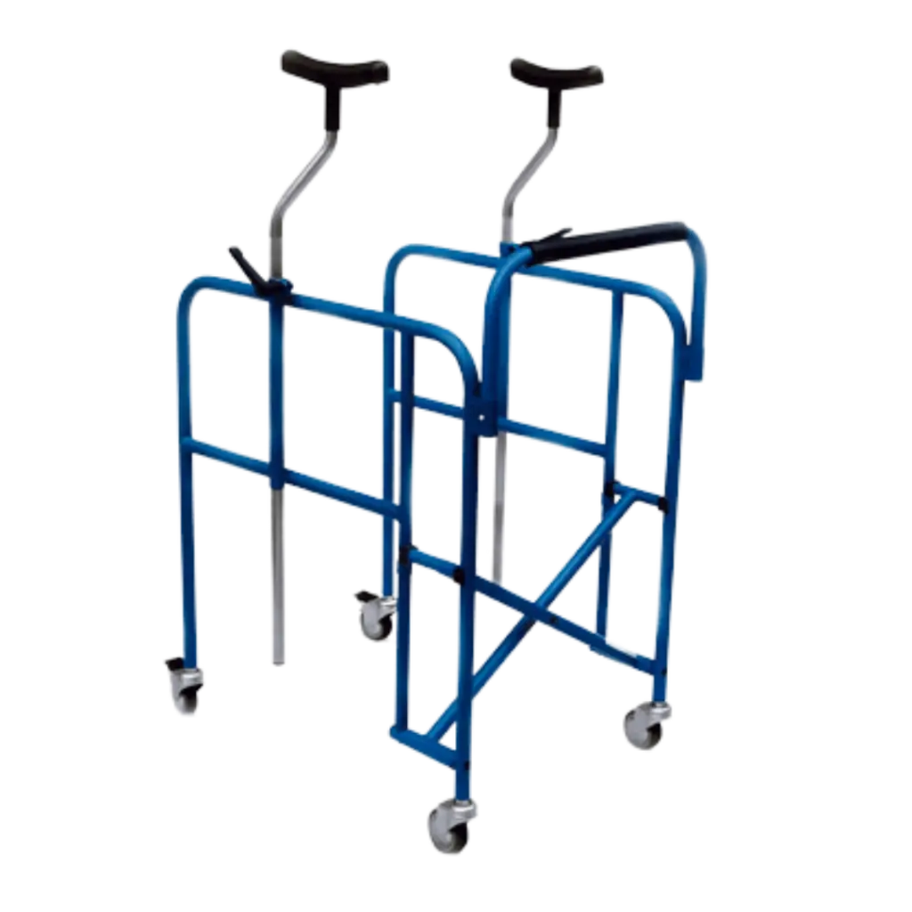 deambulatore ascellare pieghevole regolabile