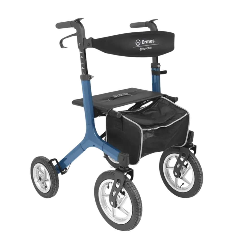 rollator ERMES Moretti 4 ruote pneumatiche