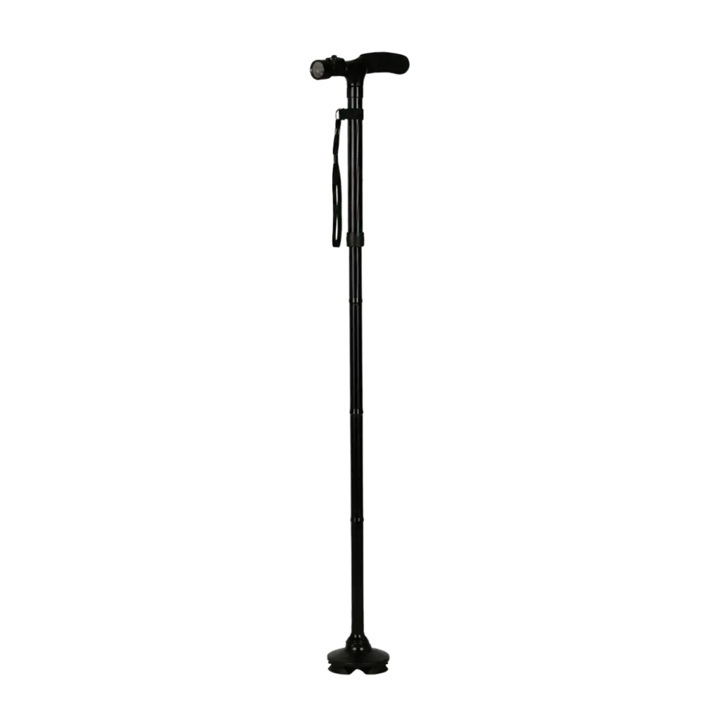 Bastone Magico pieghevole con luce LED e base autoportante