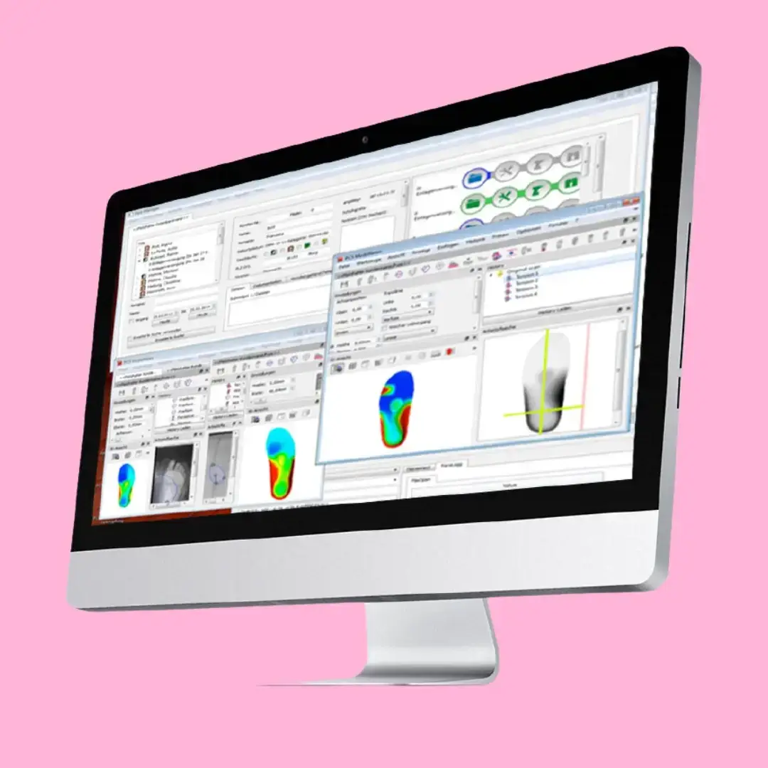 Progettazione CAD CAM del plantare Secosol su misura